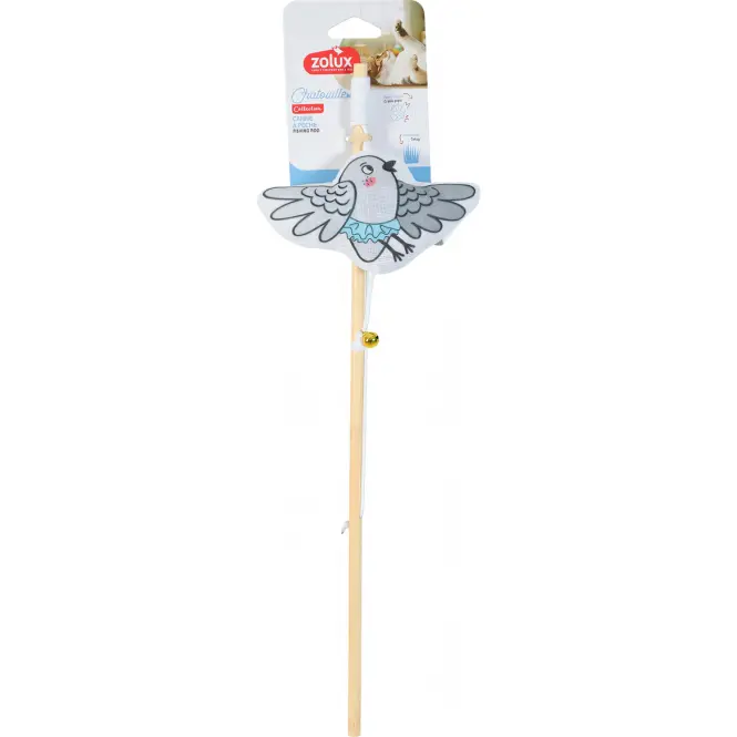 Zabawka dla kota wędka bambus ptak Chatouille 48,8 cm