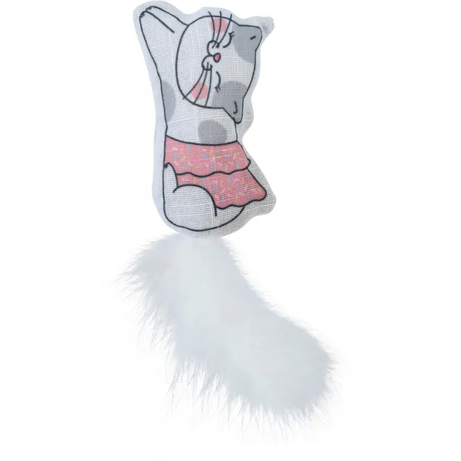 Zabawka dla kota z piórkami i kocimi tutu Chatouille 8 cm
