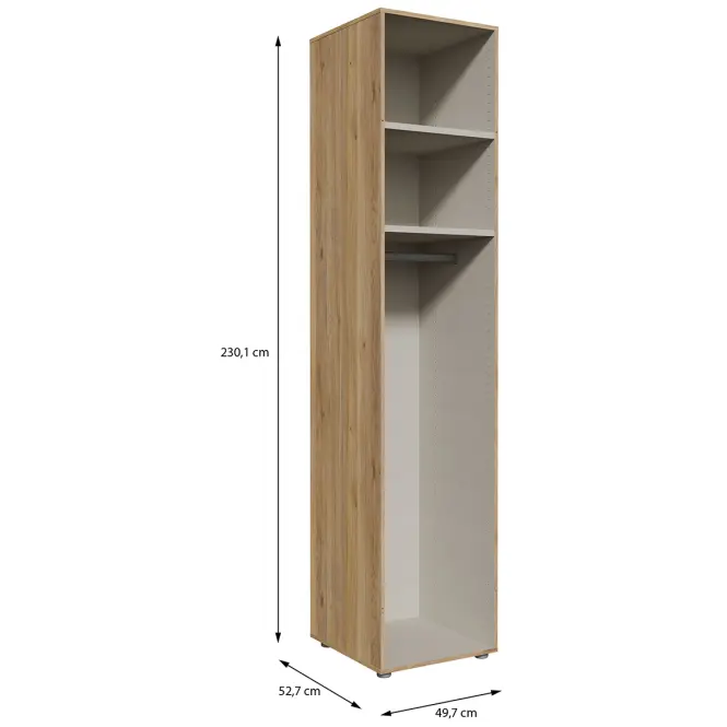 Korpus Szafy Moduklix 49,7x230,1 Dąb Mouvella
