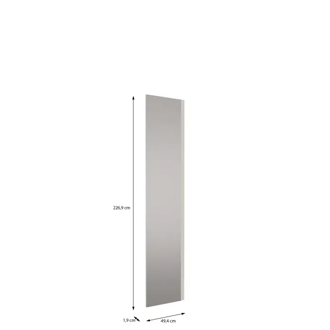 Front szafy Z Lustrem Moduklix 226,9x49,4 beż piaskowy