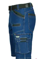 Jeansowe spodnie robocze do kolan XXXL