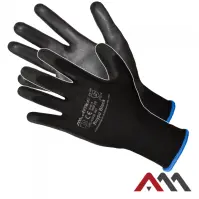 Rękawice ochronne RnyPu Black roz.10