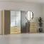 Zestaw szafa Sorento craft złoty 200 + komoda Sorento 120,3
