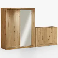 Zestaw szafa Royal 150 wotan + komoda Royal 150