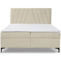 Łóżko kontynentalne Capri 160x200 z topperem Whisper 2