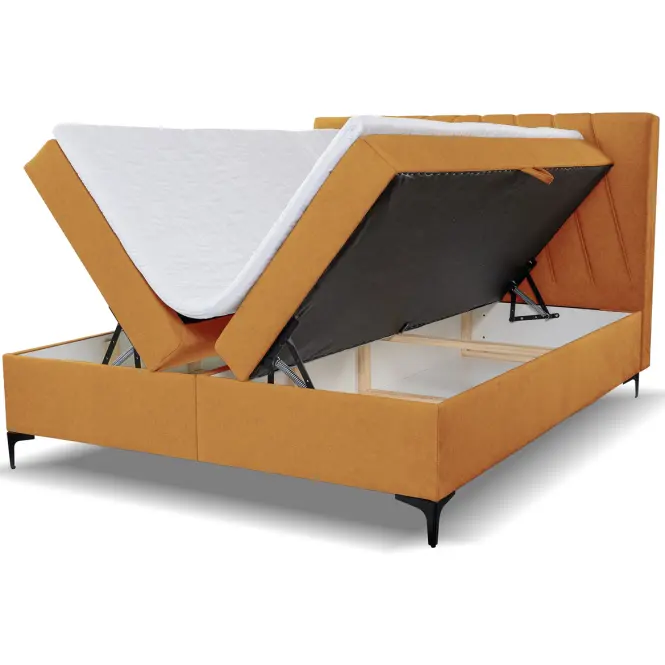 Łóżko kontynentalne Capri 160x200 z topperem Whisper 9
