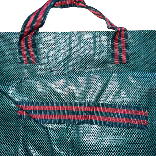 Kosz ogrodowy 300 l 67x84 cm zielony + 4 uchwyty GMB300