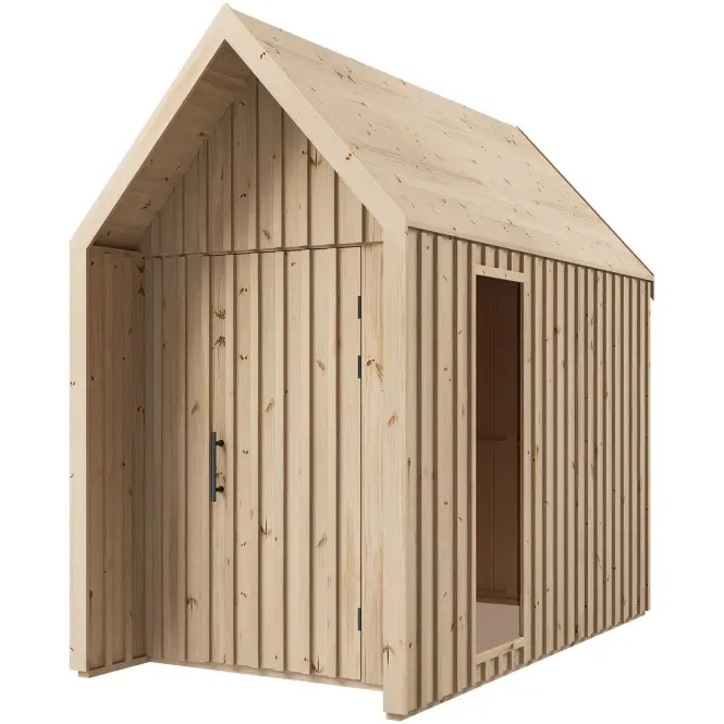 Domek ogrodowy Swedish Barn 1622 naturalny V2
