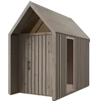 Domek ogrodowy Swedish Barn 1629 szary V3