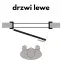 Drzwi wewnętrzne ALVERO 1*5 80L Biały WC+PODC,2