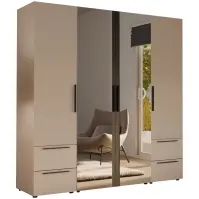 Szafa Moduklix Set 15 beż piaskowy/Dąb Cabezone
