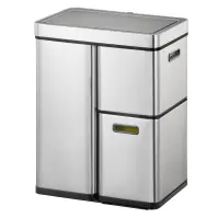 Kosz na śmieci Eko Mirage plus 30+15+15l inox 933860