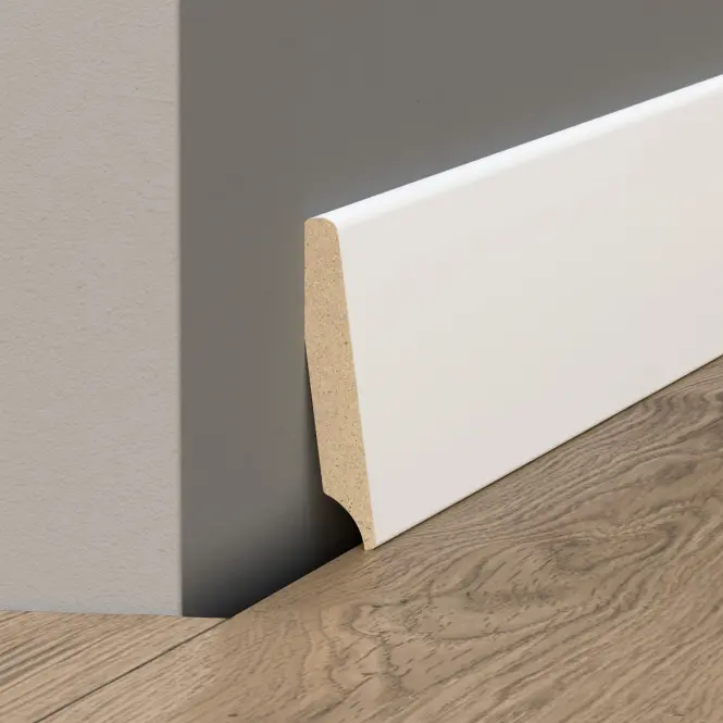 Listwa przypodłogowa MDF 9003 biała 57mm 2.2m