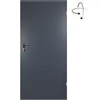 Drzwi techniczne T43 100 antracyt