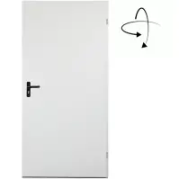 Drzwi techniczne T43 70 biały