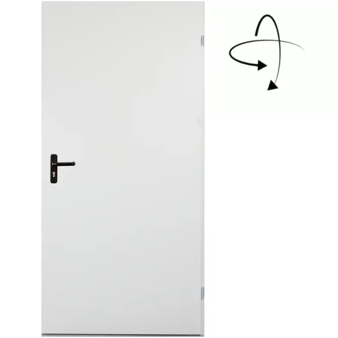 Drzwi techniczne T43 80 biały