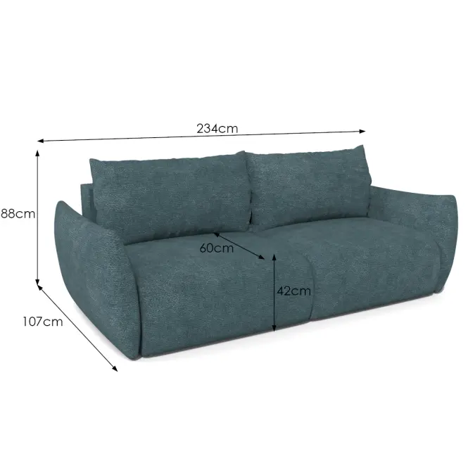 Sofa Isadoria Astra 14 Niebieski