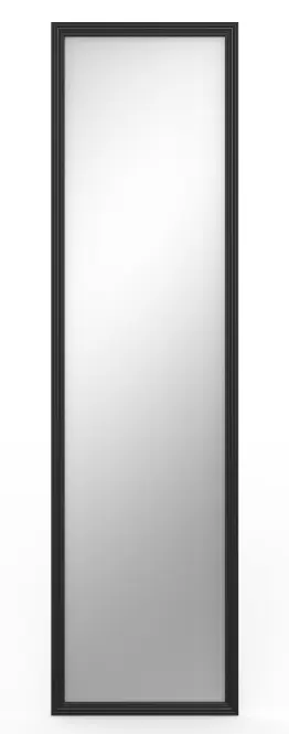 Lustro dekoracyjne w ramie 30X120 black
