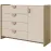 Komoda Lexi 9 Cremona/Macadamia/Róż
