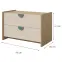 Komoda Lexi 11 Cremona/Macadamia/Morski,2