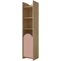 Regał Lexi 3lcremona/Macadamia/Róż
