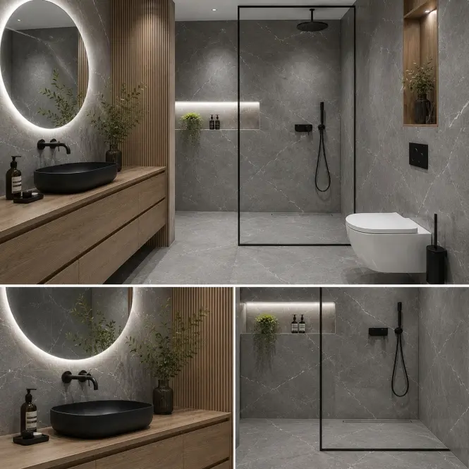Panel ścienny SPC Carrara Grey 60x120cm 4mm