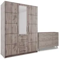 Zestaw Szafa Bali D3 Wellington + Komoda Bali 140