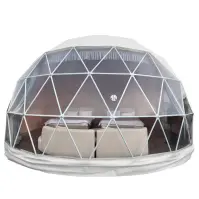 Namiot kopułowy FI 7M - 38 m2 drzwi PCV