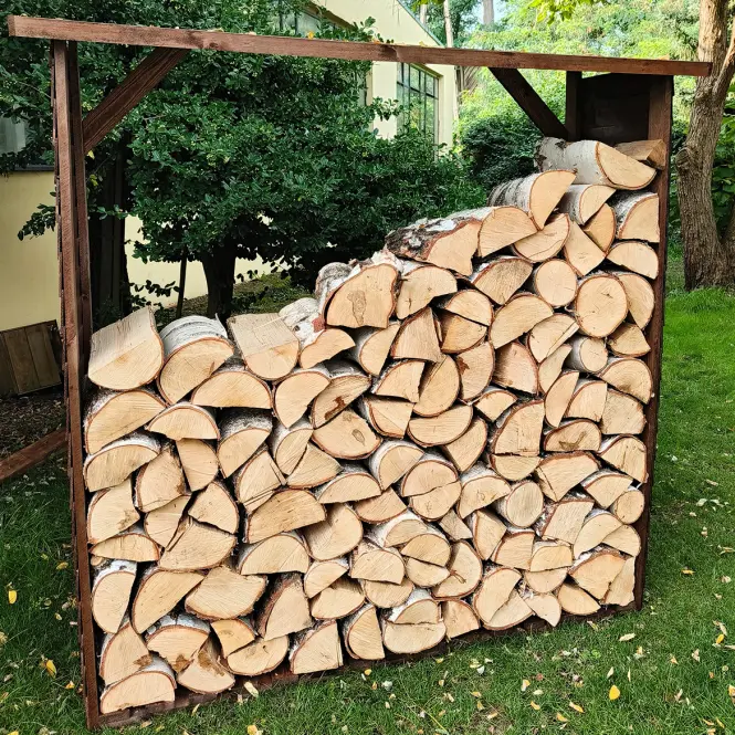 Drewutnia 180x64x183 cm brąz