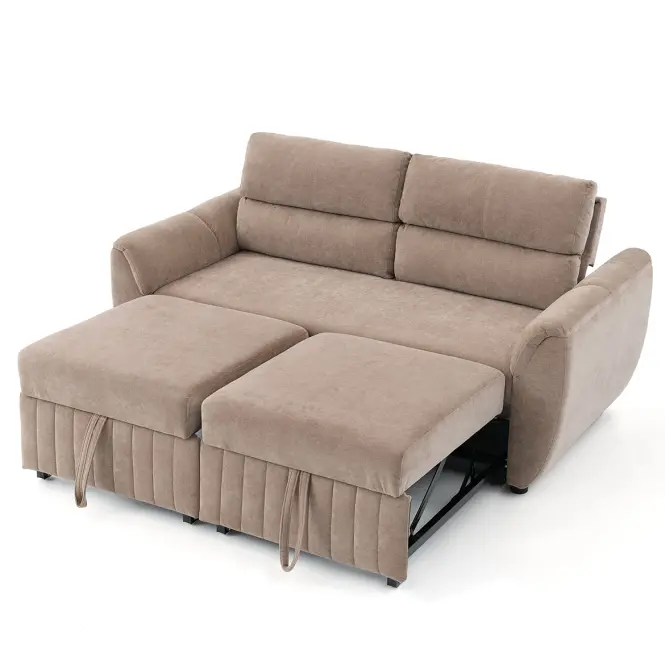 Sofa z funkcją spania Nesta beż