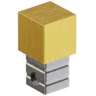 Kostka narożna PQS 10,5 mm złoty mat