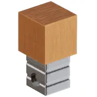 Kostka narożna PQS 10,5 mm miedziany mat
