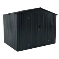 Ogrodowy domek metalowy 181 x 244,5 x 195 cm