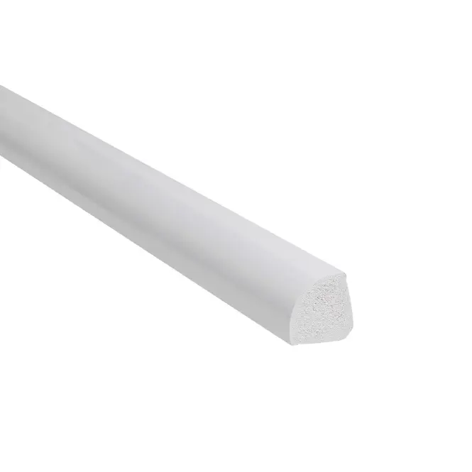 Ćwierćwałek pcv biały 14x14 1m