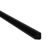 Ćwierćwałek pvc czarny 18x18mm 2.5m