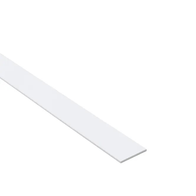 Płakownik pcv biały 25x2mm 1m