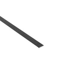 Płaskownik alu czarny szcz. 15x2mm 1m