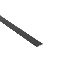 Płaskownik alu czarny szcz. 20x2mm 1m