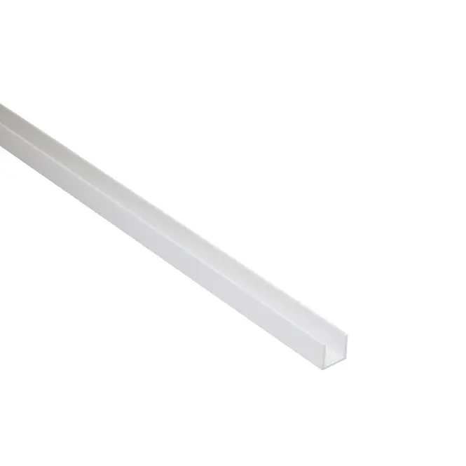 Kształtownik u pcv biały 10x10x1mm 1m