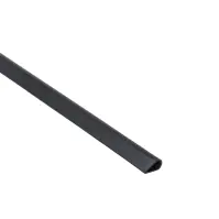 Profil klamrowy pcv czarny 15x0.9mm 1m