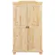 Szafa 30500100 Genf 2d Sosna Natural Bezbarwny Lakier,2