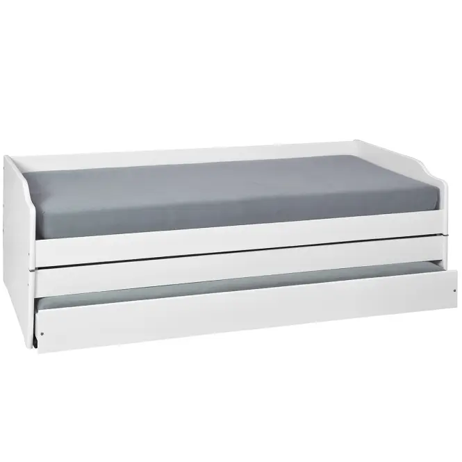 Łóżko 20900257 Lotar 90x200 Biały
