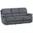 Sofa Aruba 3S+2REC szara z funkcją relax