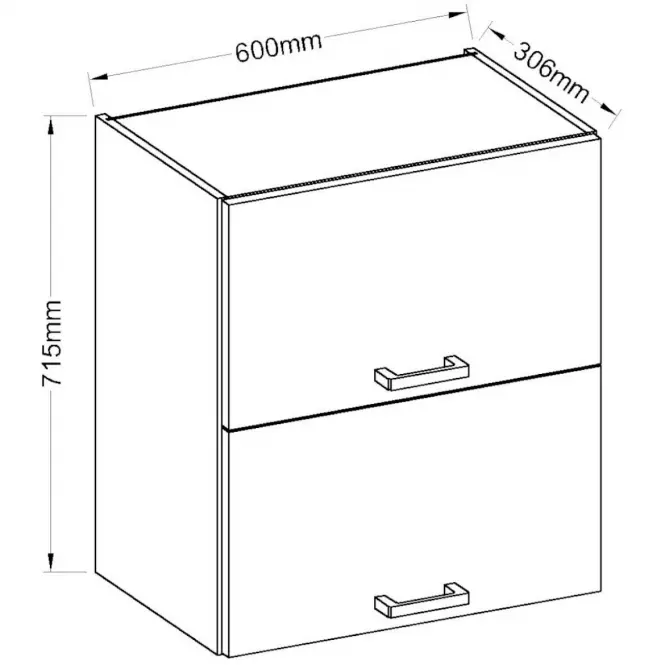 Szafka kuchenna Bianka 60GU-72,3