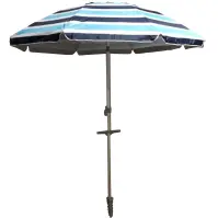 Parasol plażowy 200 cm niebieski