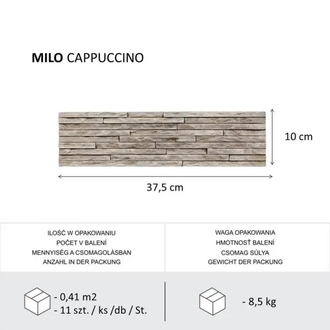 Kamień Betonowy Milo Cappuccino