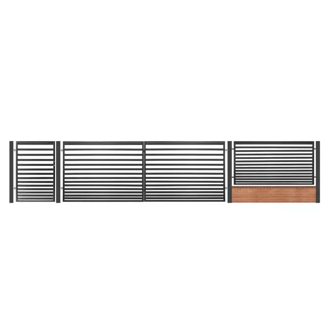 Furtka Sandra lewa 0,9 m x1,5 m ZN RAL7016