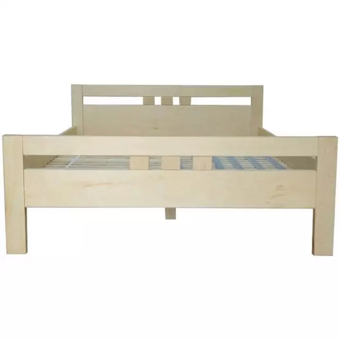 Łóżko Prezydent 160X200 drewno olcha