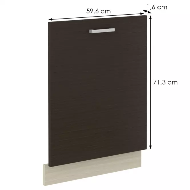 Front zmywarki Wiktoria Chamonix/Legno 713X596