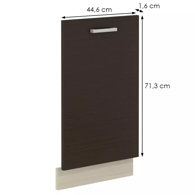 Front zmywarki Wiktoria Chamonix/Legno 713X446
